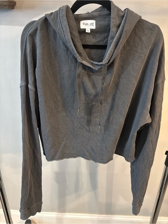 Joe's Jeans Tops - Taylor Hill by Joe's Jeans Washed Gray Cropped Hoodie size Large